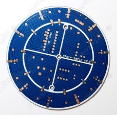 4x Large ROUND PCB Only for Jumbo LED Sequencer Chaser KIT NE555 CD4017 – USA