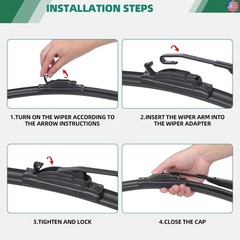 Windshield Wipers 22?+21? Premium OEM Quality, Durable Stable and Quite,