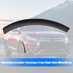 Passenger Side Wheel Arch Molding Trim Compatible with Mitsubishi Outlander 2.4L