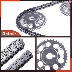 A-Premium Engine Timing Chain Kit W/Sprocket [fits DOHC, L4 2.0L 2.4L]
