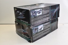 Vintage Revell Batman Forever Model Kit Lot: Batwing And Batboat- 1995- Open Box
