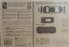 SLAMMERS CUSTOM 1998 CHRYSLER AMT 1:25 SCALE SNAP-TOGETHER PLASTIC MODEL KIT