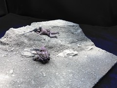 1/35 Scale Military Diorama Base Terrain Display Model Soldiers Figures Diecast