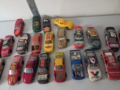 NASCAR Lot of Assorted plastic model Racing Cars Multicolor Mixed Sponsors