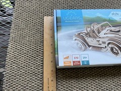 New Sealed 370pc UGEARS Drift Cobra Racing Car Wooden Mechanical Model Kit 14+