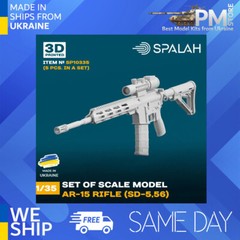 SPALAH 10335 1/35 AR-15 rifle SD-5.56 5 pcs Set of scale models