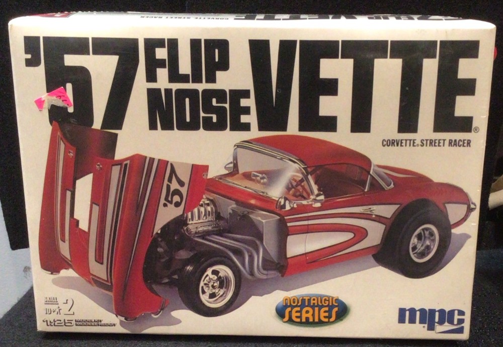 MPC ’57 1957 Chevy Flip Nose VETTE Corvette Kit # 38433 1:25 **FACTORY SEALED**