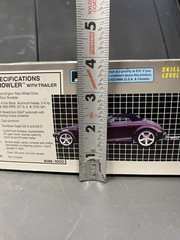 1997 PLYMOUTH PROWLER WITH TRAILER 1/25 AMT / ERTL OPEN BOX – Brand new