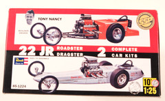 Revell 22 Jr Roadster Dragster Tony Nancy 1:25 2 Car Kits Unassembled Open Box