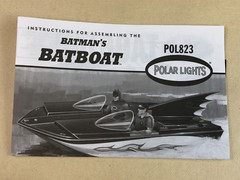 Polar Lights 1:25 Scale Plastic Model Kit BATMAN BATBOAT ROBIN ~ Started