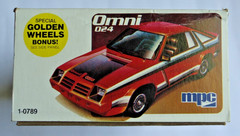 Vintage Issue MPC 1:25 Scale Omni 024 #1-0789 NOS Open Box Sealed Bag 1979