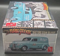 AMT 1/25 The Three Stooges 1940 Ford Sedan Delivery Model Kit New Sealed 791/12