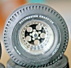 (2 ) DRAG MASTER WIDE PAD PRINTED SUPER SLICKS &2 FRONTS
