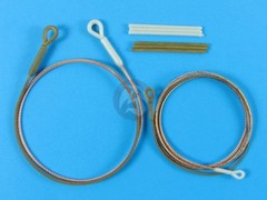 Eureka XXL 1/72 Metal Towing Cable for German Tiger I Ausf.E Tank WWII ER-7204
