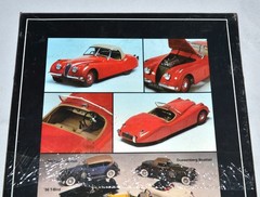 New Sealed NOS Jaguar XK120 Monogram 1:24 Scale Metal & Plastic Model Car Kit No