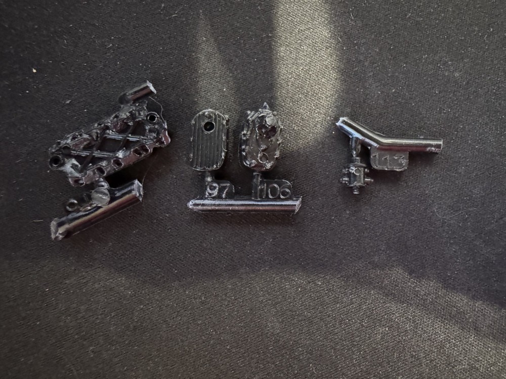 Revell 7383 57 Chevy Parts Kit Bash Step 10 Engine Assembly Parts