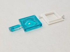 1977 Ford Van CUSTOM BLUE ROOF VENT from AMT 1:25 Model Kit 1977 Econoline