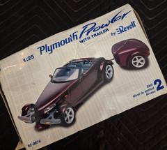 Revell 1:25 Plymouth Prowler with Trailer 1/25 Scale Model Kit 85-0874 2007