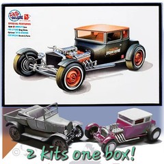 AMT 1167 1/25 1925 CHOPPED T (1925 FORD MODEL T) “ROUND 2” SCALE CUSTOMIZING KIT