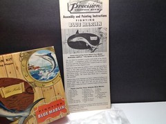 1985 Precision Trophy Kits XLINT COND – Fighting Blue Marlin  Kit No. F101-100