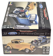 Revell ’32 Ford 5-Window Coupe 2’n1 Car 1:25 Scale Plastic Model Car Kit New