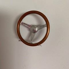 1:8 Two Piece 3d Printed 3 Spoke Steering Wheels. Unpainted Version For Sale.