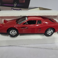 New Bright 1988 FERRARI TESTAROSSA NEW BRIGHT R/C No. 209 Open Box Remote Contro