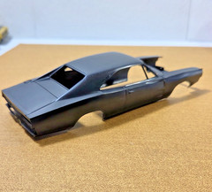 1969 Dodge Charger Body Shell & Gas Cap MPC 1:25 Scale Model PARTS