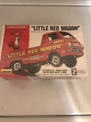 Lindberg “LITTLE RED WAGON“ FACTORY SEALED 1/25 #72158 Molded in High Gloss Red