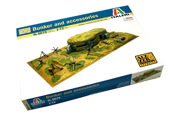 ITALERI 6070 Military Model 1/72 Accessories Bunker and accessories Hobby T6070