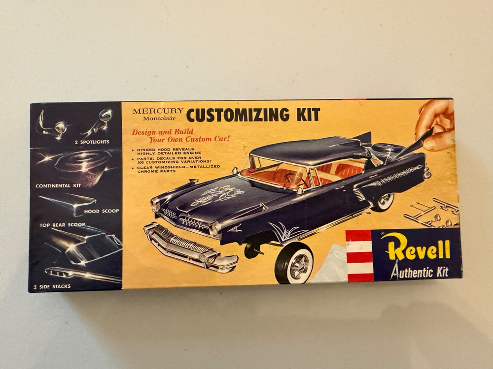 1956 Revell Mercury Montclair Customizing Kit #H-1233: 129 Copyrighted 1958