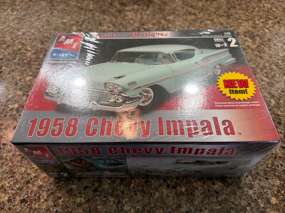 AMT 1958 CHEVY IMPALA FACTORY SEALED KIT! CIRCA 2002! VMCP!!