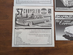 7 Instructions Manual. Vette, C3500 & Ram Dually, GTO, 300, RoadRunner, 34 Ford.
