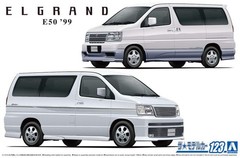 1/24 The model car No.123 Nissan E50 Elgrand 1999 plastic model