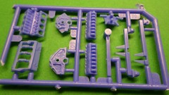 Lot of 2 1966 Nova SS 1/25 327 V8 engine motor stand diorama garage gas station