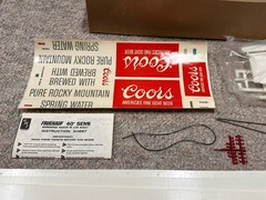 AMT COORS Fruehauf 40′ Reefer Trailer 1/25 Model Kit #5203 Original (UNBUILT)