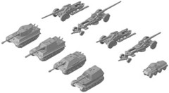 PIT-ROAD 1/700 MI SERIES WW2 German Military Vehicle Set 3 MODEL KIT MI11 F/S