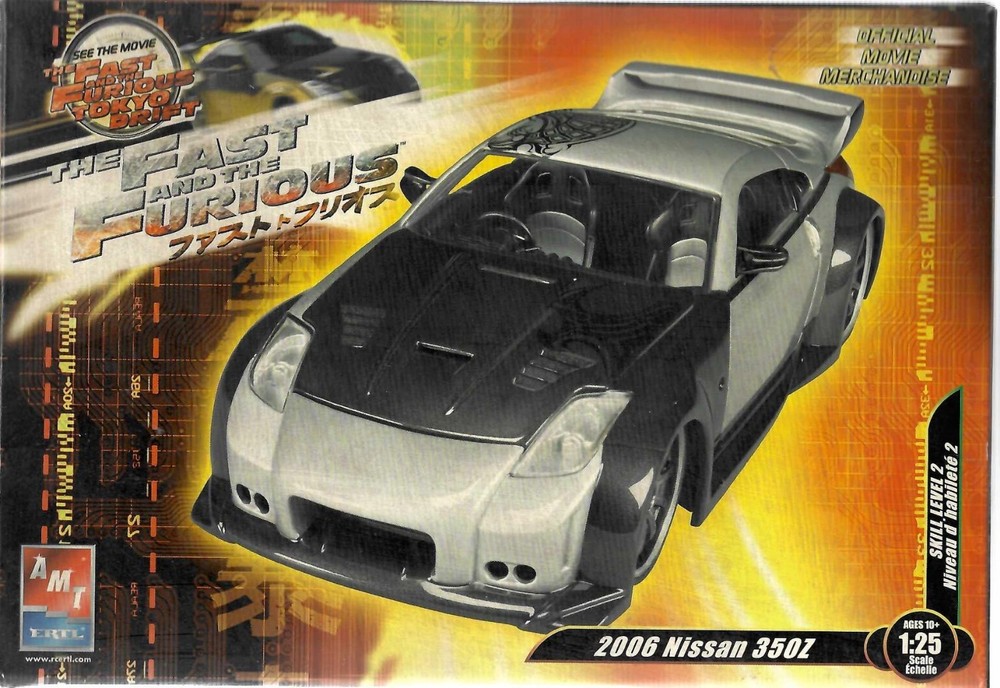 AMT 38511 2006 Nissan 350Z The Fast and the Furious 1/25 model kit