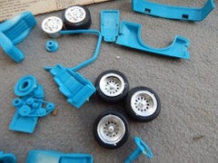 Vintage MPC Chevrolet Cavelier 1/25 Model Kit Parts Junkyard Estate Find