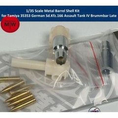 1/35 Metal Barrel for Tamiya 35353 German Sd.Kfz.166 Assault Tank IV Brummbar