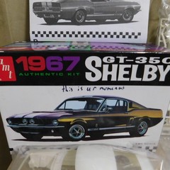 AMT 1:25 1967 Shelby Mustang GT-350 Model Car Kit 2021 New Open Box Sealed Parts