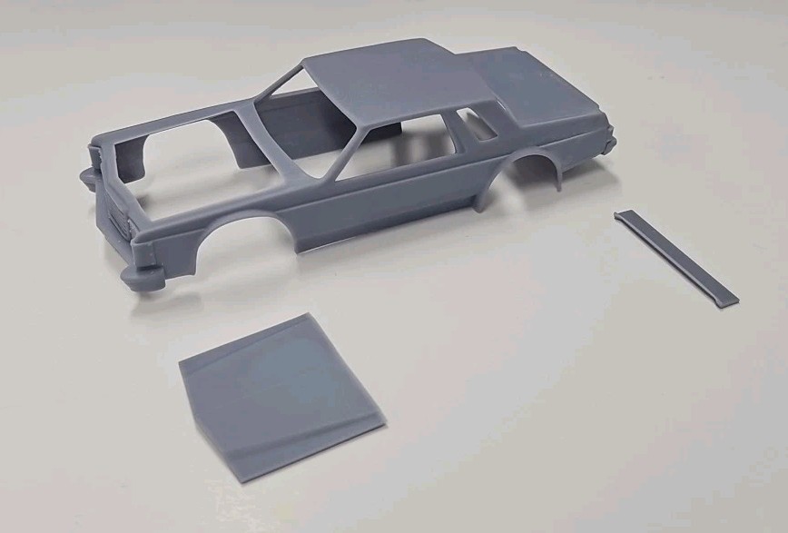 ABS-LIKE RESIN 3D PRINTED 1/25 1977 FORD GRENADA CIRCLE TRACK BODY DIRT ASPHALT