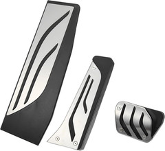 3Pcs Accelerator Pedal and Brake Pedal Cover Set for BMW 1 2 3 4 Series F20 F21