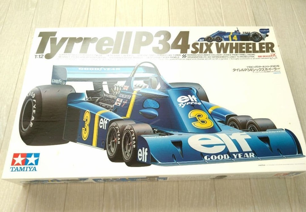 Tamiya 1/12 Tyrrell P34 Six Wheeler F1 Model Kit BS1221 JP