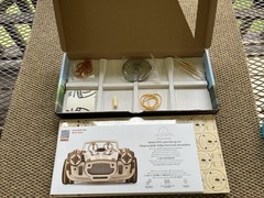 New Sealed 370pc UGEARS Drift Cobra Racing Car Wooden Mechanical Model Kit 14+