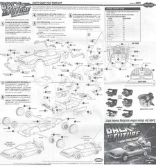 STEERING WHEEL #10 for Delorean Time Machine Polar Lights 1:25 Model Kit BTTF