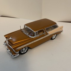 1956 Chevy Nomad Station Wagon Built Model Car 1/25 ￼