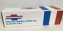 NEW 1974 Chevy Caprice Corvette Vega Dealer Promo Model REPLICA BOX ONLY..NO CAR