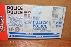 GOFER RACING DECALS #11024 MODERN POLICE 1/24-1/25 SCALE