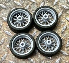 Resin 21/20 Inch: “Raceline Legacy ” Model car Wheels/Tires 1/24 scale